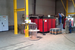 Aluminium-heating-line-0-650C-with-quenching-tank